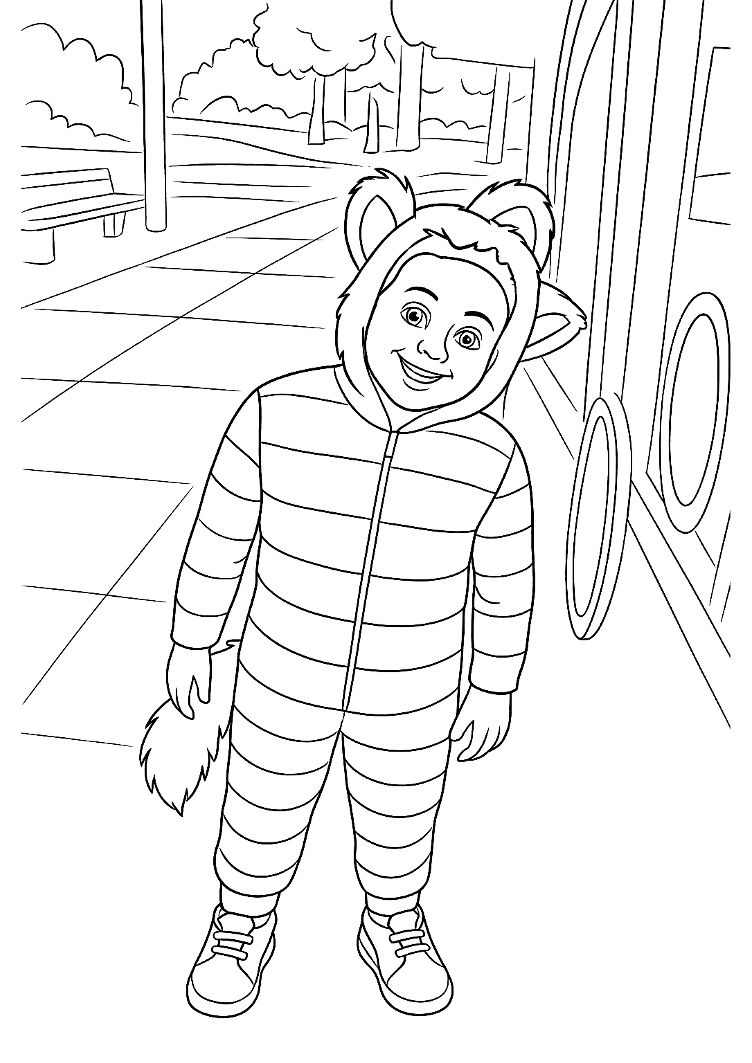 Koluwin colouring book close-up