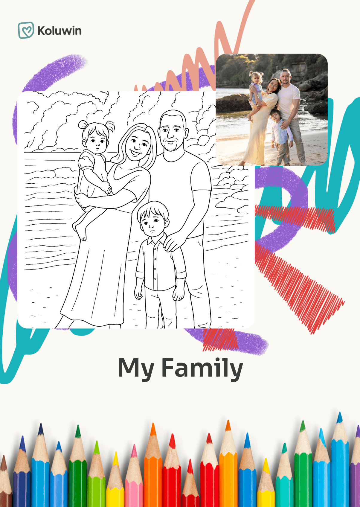 Personalised Colouring Book